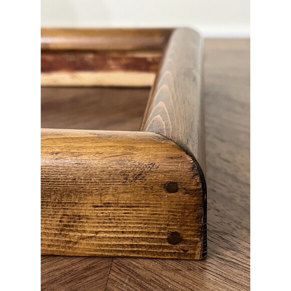 Handmade Vintage Spruce Pine 6.75x8.75in Picture FRAME ONLY 5X7" Photo Boho - Picture 3 of 8